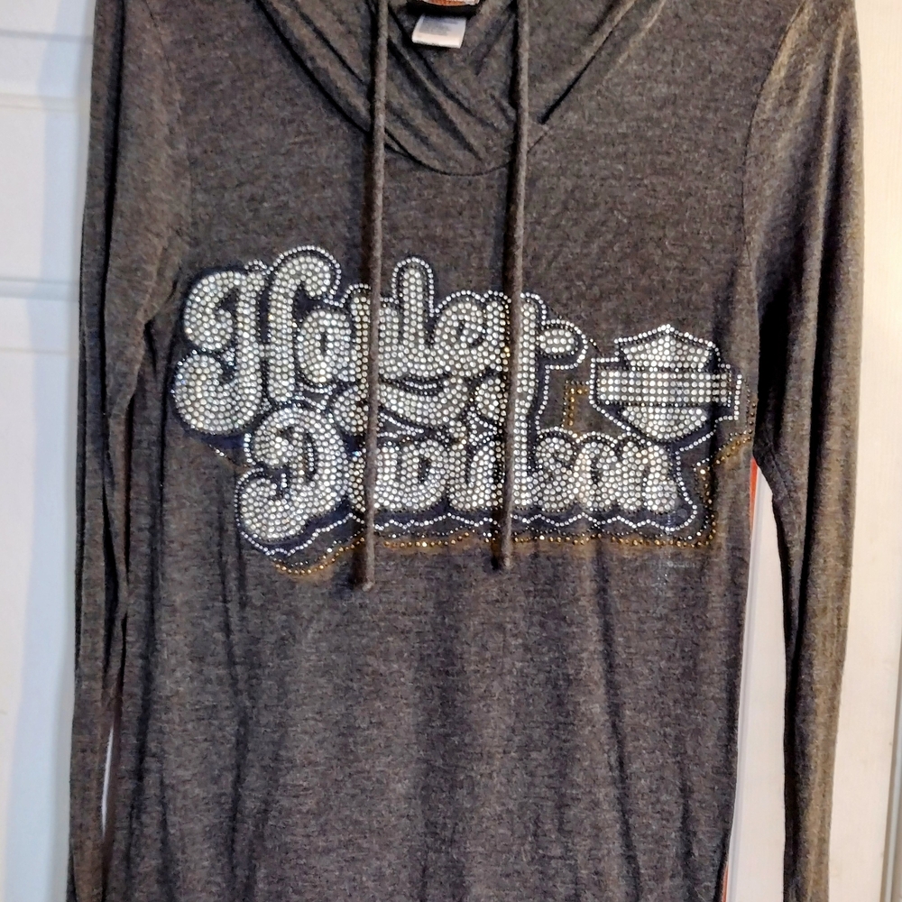 Harley-Davidson Charcoal Hoodie with Logo